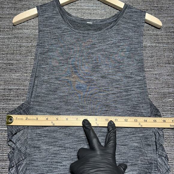 Lululemon Va r- City Tank Women's 4 Gray Heathered Sleeveless Athletic GYM - Picture 6 of 10